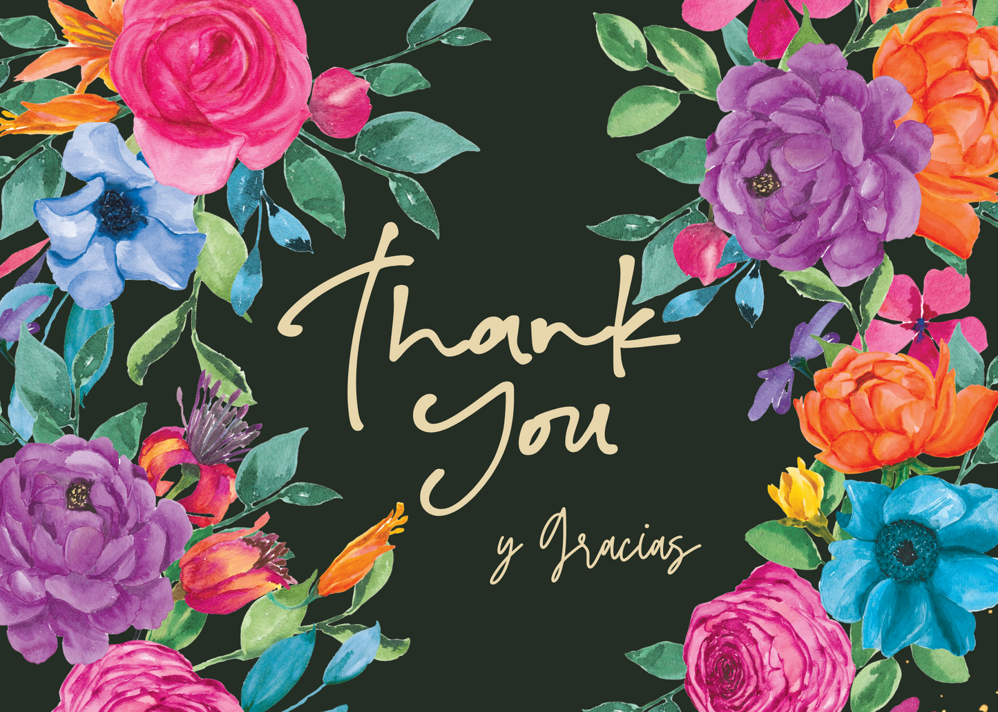 Thank you y gracias Floral