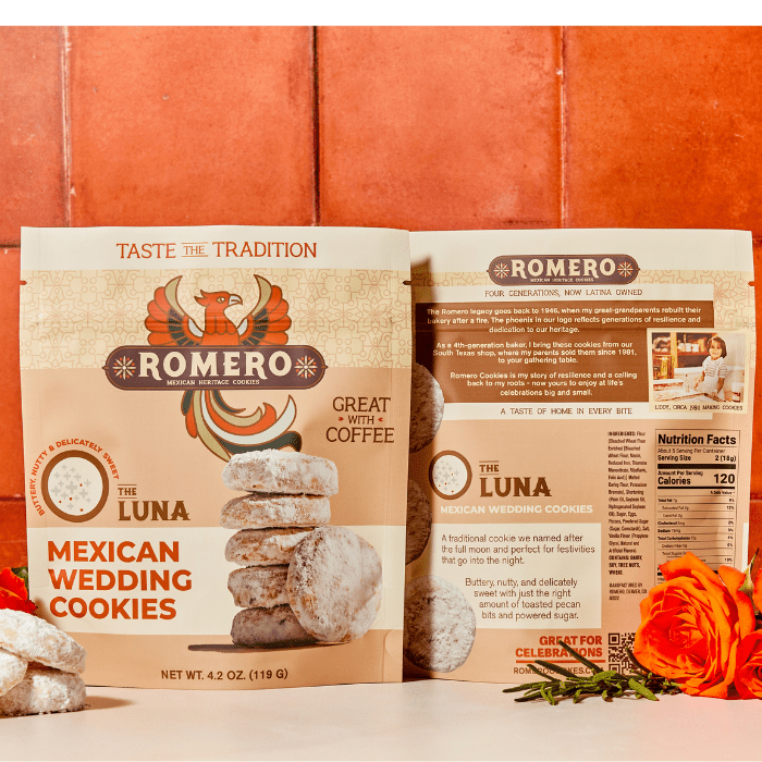 Luna Mexican Wedding Cookie 4.2oz Bag
