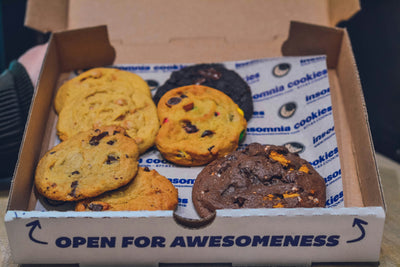 a box of insomnia cookies