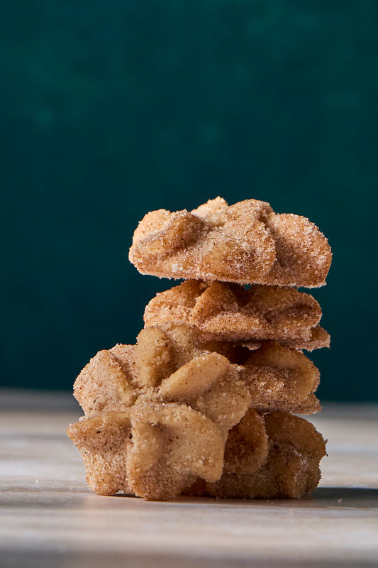 Stella nut free Mexican wedding cookies, stack