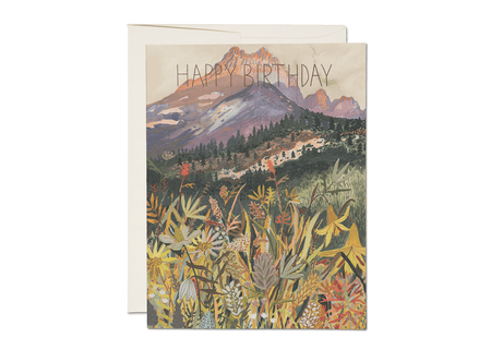 Mountain Scenery Birthday Card