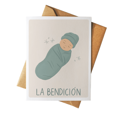 La Bendicion Greeting Card New Baby